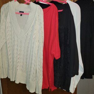 Lot Of 5 2x XXL Sweater Shirts Sonoma Zac Rachel Croft Barrow Rafaella Old Navy